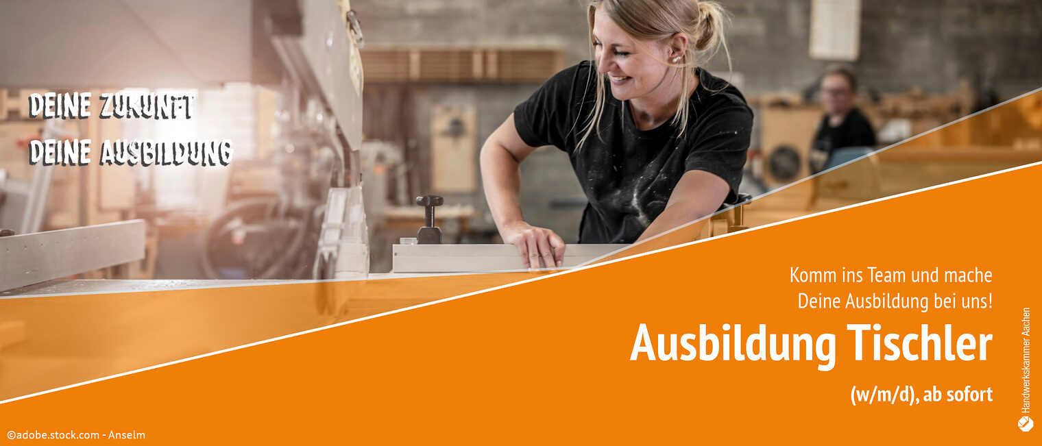 Ausbildung zum Tischler (w/m/d)